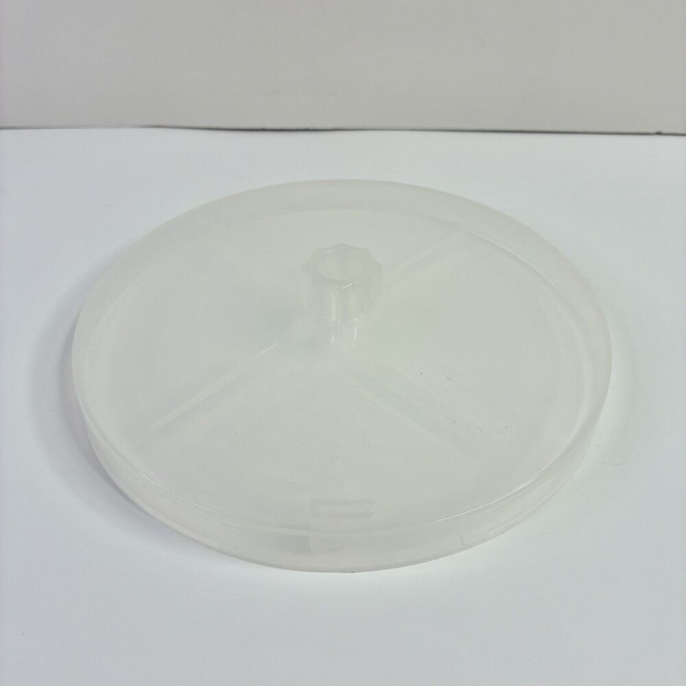 Rival Ice Cream Maker Freezer Canister Lid 8704 8804 8401 8605 6 1/4” Clear